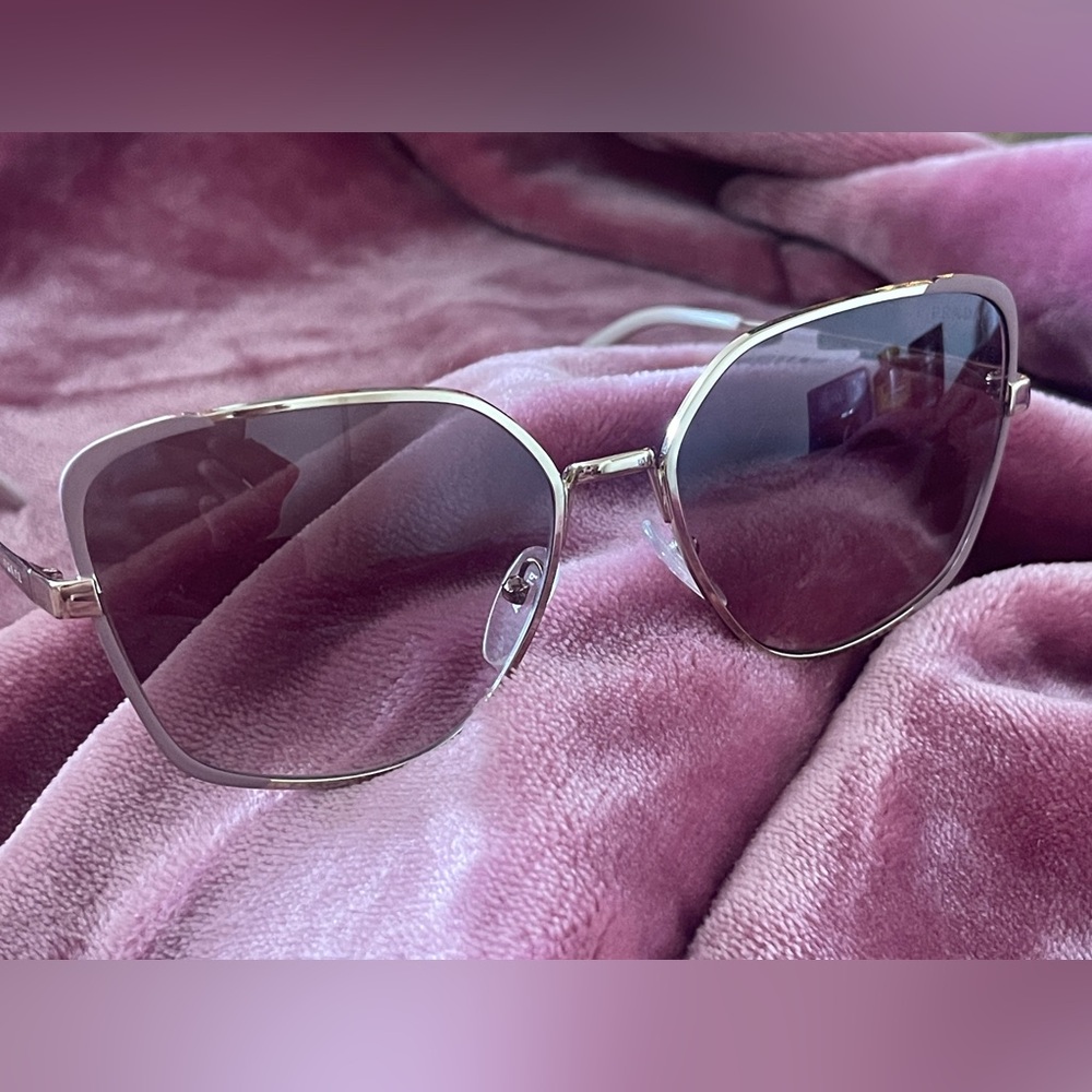 PRADA Sunglasses - Gold matte/pink gradient